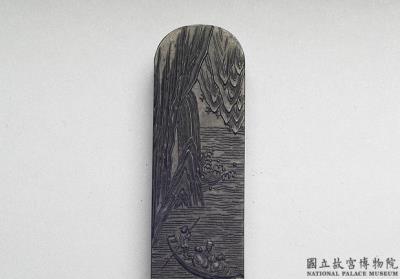 图片[2]-Imperial black inkstick depicting the “Ode to Red Cliff” scene, Qing dynasty, Qianlong reign (1736-1795)-China Archive